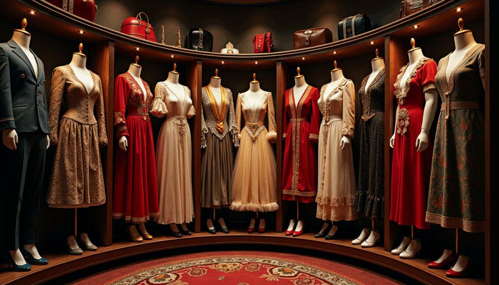 Requisiten und Kostüme für das Theater der Schule